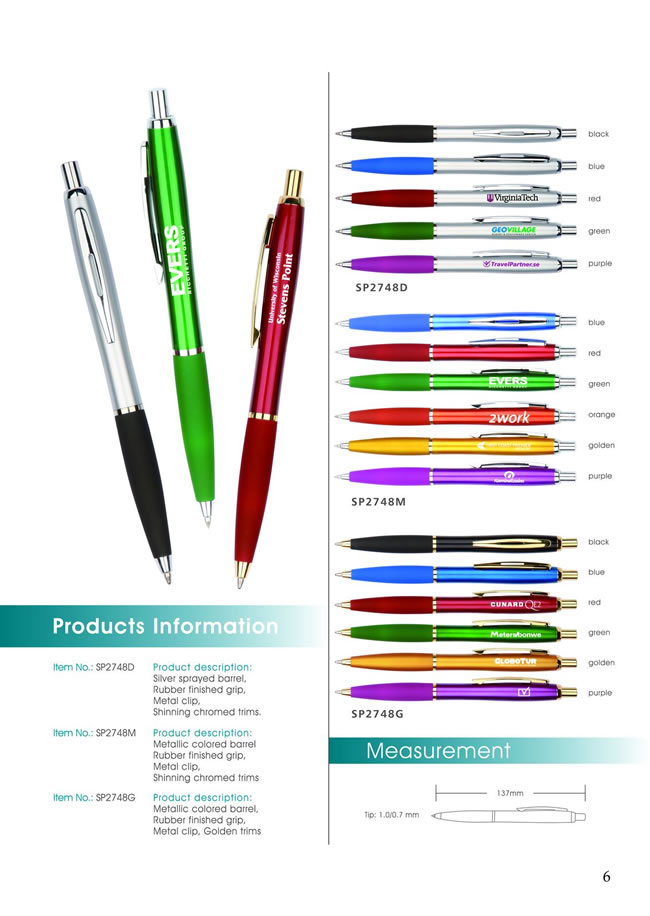 Maxmore Trading Co., Ltd. Plastic Pen series